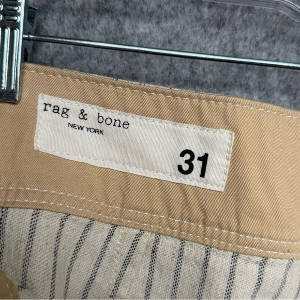 NWT RAG‎ & BONE New York Natural Stripe Naval Cropped Linen Blend Jean-Sz 31 - Picture 6 of 8